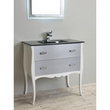 Eviva Aranjuez® 32" White & Silver Modern Bathroom Vanity Set - EVVN532-32WHSV - Bath Vanity Plus