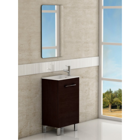 Eviva Kandy® 20" Wenge Modern Bathroom Vanity Set - EVVN514-20WG - Bath Vanity Plus