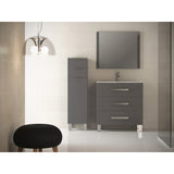Eviva Libra® 31.5" Gray Modern Bathroom Vanity Set - EVVN531-30GR - Bath Vanity Plus