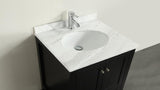 Eviva Lime® 30" Espresso Single Sink Bathroom Vanity Set - EVVN07-30BL-MRB.TOP - Bath Vanity Plus