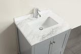 Eviva Lime® 30" Gray Single Sink Bathroom Vanity Set - EVVN07-30GR-MRB - Bath Vanity Plus