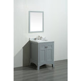Eviva New York 24" Gray Single Sink Bathroom Vanity Set - EVVN514-24GR - Bath Vanity Plus