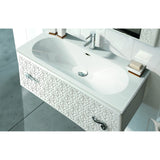 Eviva Venice 32" White Modern Wall-Mount Bathroom Vanity Set - EVVN908-32WH-Venice-1Drawer - Bath Vanity Plus