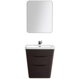 Eviva Victoria 32" Chestnut Modern Bathroom Vanity Set - EVVN800-32CHNT - Bath Vanity Plus