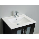 Eviva Vines 24" Espresso Single Sink Bathroom Vanity Set - EVVN213-24ES - Bath Vanity Plus
