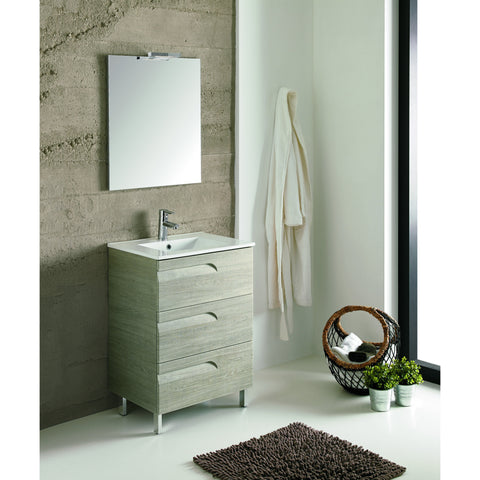 Eviva Vitta 24" Maple Single Sink Bathroom Vanity Set - EVVN23-24MP-Vitale - Bath Vanity Plus