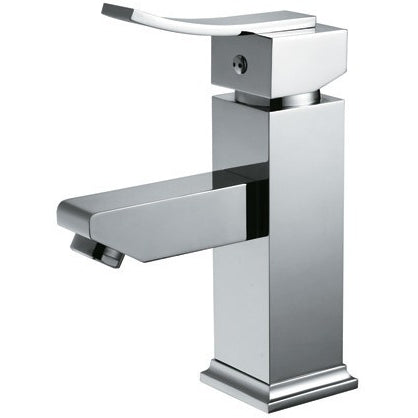 EVIVA Bevera® Brushed Nickel Single Hole/Handle Bathroom Sink Faucet - EVFT97BN - Bath Vanity Plus