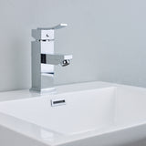 EVIVA Bevera® Chrome Single Hole/Handle Bathroom Sink Faucet - EVFT97CH - Bath Vanity Plus