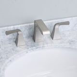 EVIVA Butterfly® Brushed Nickel Widespread (2 Handles) Bathroom Faucet- EVFT277BN - Bath Vanity Plus