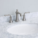 EVIVA Oceanbreeze® Brushed Nickel Widespread (2 Handles) Bathroom Faucet - EVFT280BN - Bath Vanity Plus