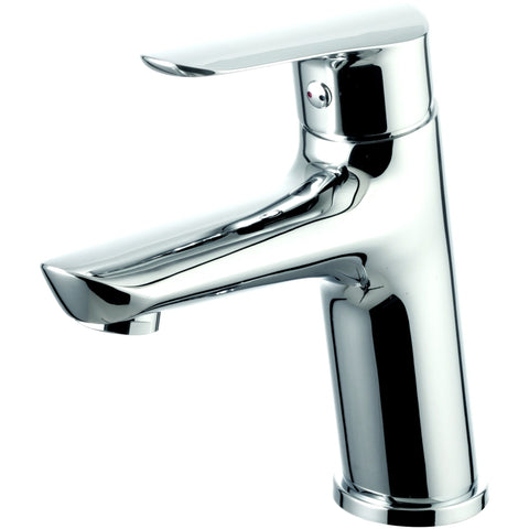 EVIVA Serin® Brushed Nickel Single Hole/Handle Bathroom Sink Faucet - EVFT342BN - Bath Vanity Plus