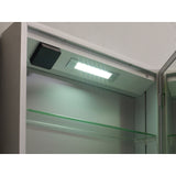 Eviva Lazy 20" Mirror Wall-Mount Medicine Cabinet (with lights) - EVMR600-20AL - Bath Vanity Plus