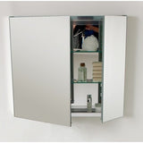 Eviva Lazy 30" Mirrored Medicine Cabinet (no lights) - EVMR750-26GL - Bath Vanity Plus