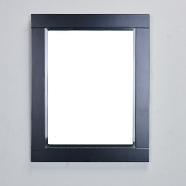 Eviva Aberdeen® 24" Espresso Framed Bathroom Wall Mirror - EVMR412-24X30-ES - Bath Vanity Plus