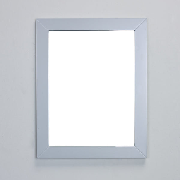 Eviva New York 24" Gray Framed Bathroom Vanity Mirror - EVMR514-24X30-GR - Bath Vanity Plus