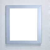 Eviva New York 30" Gray Framed Bathroom Vanity Mirror - EVMR514-30X30-GR - Bath Vanity Plus
