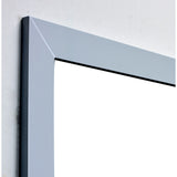 Eviva New York 30" Gray Framed Bathroom Vanity Mirror - EVMR514-30X30-GR - Bath Vanity Plus