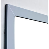 Eviva New York 48" Gray Framed Bathroom Vanity Mirror - EVMR514-48X30-GR - Bath Vanity Plus