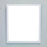 Eviva Reflection® 31.5" White Framed Bathroom Wall Mirror - EVMR-32WH - Bath Vanity Plus