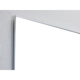 Eviva Sax® 48" Chrome Metal Frame Bathroom Wall Mirror - EVMR-48X30-MetalFrame - Bath Vanity Plus