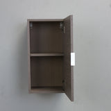 Eviva Cup 13" Medium Oak Modern Wall-Mount Side Cabinet - EVCB524-13MOK - Bath Vanity Plus