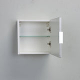 Eviva Libra 14" White Modern Wall-Mount Side Cabinet - EVCB522-14WH - Bath Vanity Plus