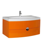 Fresca Energia Orange Modern Bathroom Cabinet w/ Integrated Sink