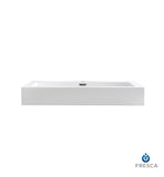 Fresca Livello 30" White Integrated Sink / Countertop