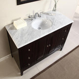 Silkroad Exclusive 48" Transitional Single Sink Vanity Set - FS-0269-WM-UWC-48 - Bath Vanity Plus