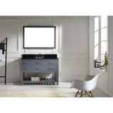 Virtu USA Caroline Estate 48" Gray Single Bathroom Vanity Set with Granite Top - MS-2248-BG-GR - Bath Vanity Plus