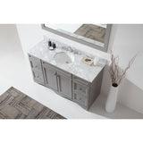 Virtu USA Talisa 60" Gray Single Bathroom Vanity Set - ES-25060-WM-GR - Bath Vanity Plus