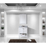 Virtu USA Winterfell 30" White Single Bathroom Vanity Set - ES-30030-WM-WH - Bath Vanity Plus