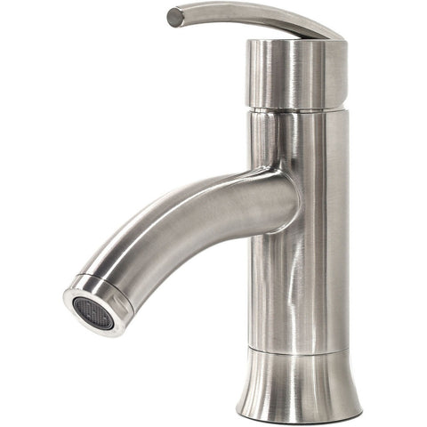 Virtu USA Adonis Brushed Nickel Single Hole Faucet - PS-269-BN - Bath Vanity Plus