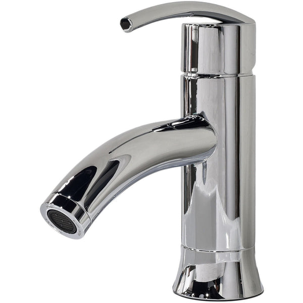 Virtu USA Adonis Polished Chrome Single Hole Faucet - PS-269-PC - Bath Vanity Plus
